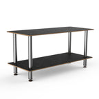 Thumbnail image #1 for Steelite International Mogogo, Modular MGCMDX01MSXF 2-Tier Modular Serving Table, Laminated Wood Top, 71"W x 29-1/2"D x 35"H