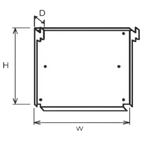 Thumbnail image #1 for Equipex LLC SM-2 Wall-Mounting Kit for Range Equipment