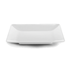 Thumbnail image #1 for G.E.T. Symmetry - EGS M1313SQ-NW Square White Melamine Plate, 13-1/2 x 1-3/4"H, Medium Rim Case of 3