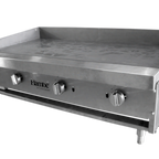 Thumbnail image #1 for Concasse FlamBe EPAF4X48 48" Countertop Gas Griddle with 3 Manual Controls and Open Burners