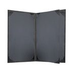 Thumbnail image #2 for Risch Harley HAR-4V 8.5X14 Padded Faux-Leather Booklet Menu Cover, 4-View, 8-1/2 x 14 in. Case of 25