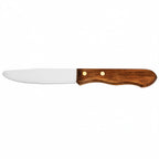 Thumbnail image #1 for Steelite International Walco WL630528 Steak Knife, 9.75", Dark Hardwood Handle, 4" Stainless Steel Blade, Stamped Pack of 1 Dozen
