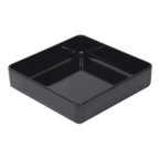 Thumbnail image #1 for G.E.T. Milano ML-85-BK . . Square Melamine Bowl, 5.7 qt, 12" x 2-3/4"H, Black Case of 6