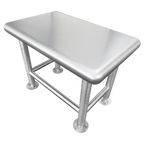 Thumbnail image #1 for IMC/Teddy BNC-15120 Backless Stainless Steel Chef's Bench, 15"W x 120"L, Seats 5