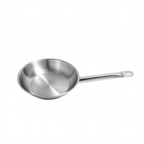Thumbnail image #1 for CAC China S1FP-11 11-Inch Stainless Steel Fry Pan, 2-Inch Deep, Welded Handle, Induction-Ready, Tri-Ply Bottom Case of 6