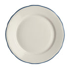 Thumbnail image #1 for Steelite International HL Ivory HL54263929 Round China Plate, 7-1/4", Carolyn Styleline Blue, Scalloped Edge Case of 3 Dozen