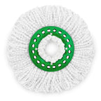 Thumbnail image #1 for Libman Commercial 1284 Machine-Washable Microfiber Mop Head, White, All-Purpose Case of 4