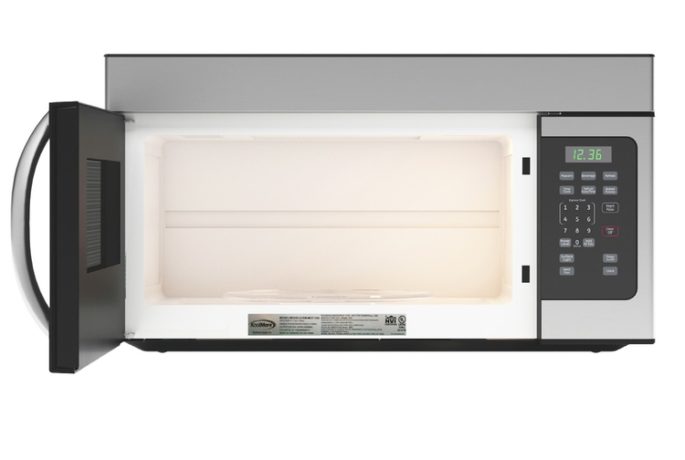 Product image #6 for KoolMore 1.6 Cu. Ft. Stainless Steel Microwave Oven with 300 CFM Recirculating Vent Hood