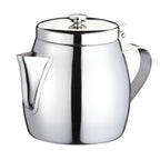 Thumbnail image #1 for Browne USA Foodservice 515262 10 oz Stainless Steel Teapot with Strainer