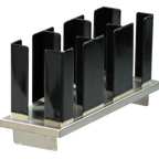 Thumbnail image #1 for Steril-Sil Company E1-CLH-05VH Cup & Lid Holder Insert, 1/2-Size, 3-Stack, Vertical/Horizontal Dispensers