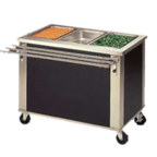 Thumbnail image #1 for Piper Products/Servolift Eastern Elite 4-HF Mobile Electric Hot Food Holding Unit, 60-Inch, 4-Pan Sealed Wells, Stainless Steel