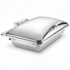 Thumbnail image #1 for Eastern Tabletop Ecoburner EB15515 8 Quart Rectangular Waterless Chafer with Stainless Steel Lid