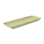 Thumbnail image #1 for Tuxton China Artisan GAS-551 Rectangular Ceramic Tray, 13-3/4" x 5" x 1-1/4"H, Sagebrush 1 Dozen