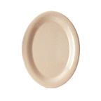 Thumbnail image #1 for G.E.T. BambooMel BAM-1201 . . Oval Melamine Platter, 12 x 9 in, Beige 1 Dozen