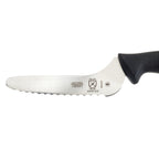 Thumbnail image #1 for Mercer Culinary Millennia M23411 6-Inch Offset Wavy-Edge Bread Knife, High-Carbon Japanese Steel, Black Polypropylene Handle Case of 6