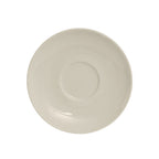 Thumbnail image #1 for Tuxton China Venice VEE-064 Ceramic Saucer, 6-1/2" Diameter, Round, American White/Eggshell Case of 3 Dozen