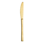 Thumbnail image #1 for Steelite International Varick, Lissome 5717GP042 Dinner Knife, 9-1/8", Solid Handle, 13/0 Stainless Steel, Brushed Gold Pack of 1 Dozen