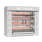 Thumbnail image #1 for Rotisol USA FlamBoyant FB1160-4G-SS Gas Countertop Infrared Rotisserie Oven, 4 V-Shaped Spits, 16-20 Chicken Capacity, Stainless Steel