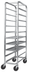 Thumbnail image #5 for Channel Manufacturing All-Welded Aluminum End-Load Platter Rack, Holds 10 x 12.5-Inch Platters, 5-Inch Casters