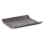 Thumbnail image #1 for Libbey APS Germany - Element APS 84401 Rectangular Melamine Serving Tray, GN 1/2, Dark Patterned, 12-7/8" x 10-1/2" x 1-1/2"