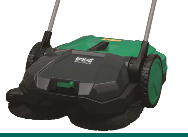 Product image #2 for Bissell Big Green Commercial BG-355 21-Inch Push Carpet Sweeper with Triple Brushes