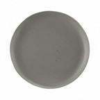 Thumbnail image #1 for G.E.T. Morocco - EGS B182106-DGS Round Dark Gray Speckled Melamine Plate, 10-3/4 in Case of 6
