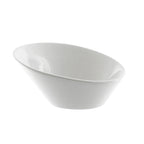 Thumbnail image #1 for Ten Strawberry Street Whittier WTR-7PNCHBWL Slanted Porcelain Pinch Bowl, 6 oz, 6-1/4" x 5-3/4" Case of 36