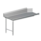 Thumbnail image #1 for Pacific Stainless Products DTCS60-16-L Right-to-Left Dish Table, 60 x 30, 16-Gauge 304 Stainless Steel, 10-Inch Backsplash