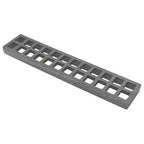 Thumbnail image #1 for AllPoints Foodservice Parts & Supplies 241050 Coal Grate, 3 x 15 Inch