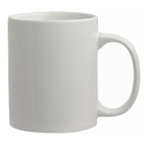 Thumbnail image #1 for International Tableware Cancun 3424S-02 11 oz Ceramic Coffee Mug with C-Handle, European White Case of 3 Dozen