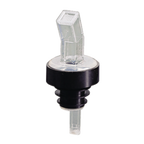 Thumbnail image #1 for TableCraft Screen 'Em 295 Plastic Free-Flow Liquor Pourer with Collar and Clear Screen Spout Case of 144