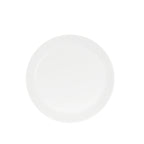 Thumbnail image #1 for Cal-Mil 24102-11-15 Round White Melamine Plate, 11 in, Narrow Rim Case of 6