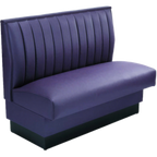 Thumbnail image #1 for ATSMFG ATS AT&S-ASD-W42-12CH GR7 MFG Single Upholstered Booth, 30"L x 42"H, 12-Channel Back