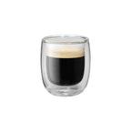 Thumbnail image #1 for Zwilling J.A. Henckels Sorrento 1019453 Double-Wall Borosilicate Espresso Glasses, 2.7 oz, Clear Case of 2