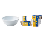 Thumbnail image #1 for G.E.T. Supermel SP-DN-315-W . . White Melamine Cereal Bowl, 15 oz, 5-1/4 in Diameter Dozen Case of 4 Dozen