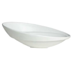 Thumbnail image #1 for G.E.T. Bugambilia TBO204G Oval Cast Aluminum Bowl with Gray Resin Coating, 67.63 oz., 17.72 x 10.04 x 5.71 in.