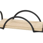 Thumbnail image #2 for Cal-Mil Logan 25221-93 Rectangular Wood Napkin Holder, Black, 4.25" x 8.25" x 2"H