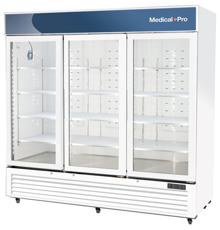 Product image #2 for 67 Cu. Ft. Upright Triple Glass Door Pharmacy Refrigerator