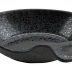 Thumbnail image #1 for G.E.T. Rainex 34237-BK 12 oz One-Handled Organic Oval Pasta Bowl Case of 12