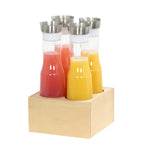 Thumbnail image #1 for Cal-Mil Logan 28623-93 Plastic Square Carafe Cooler Housing, 9.5" x 9.5" x 5"