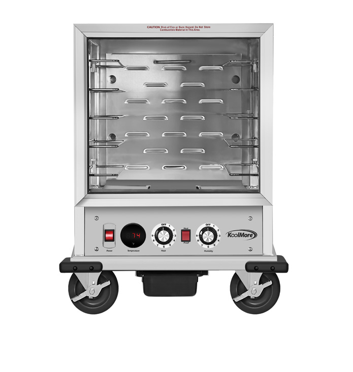 Product image #5 for KoolMore Non-Insulated Half-Size Heated Holding/Proofing Cabinet, 12-Pan, 120V
