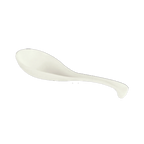 Thumbnail image #1 for Thunder Group 7000V Asian Soup Spoon, 1 oz, 6-3/8 in, Melamine, Ivory Case of 40 Dozen