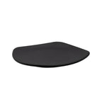 Thumbnail image #1 for CAC China Centennial XCTN-Q20C Melamine Square Coupe Plate, 11 in, Matte Black Case of 2 Dozen
