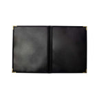 Thumbnail image #2 for Risch Seville SEV-2V 8.5X14 Hardback Faux-Leather Menu Cover, Double Fold, 2-View, 8-1/2 x 14 in. Case of 25
