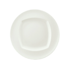 Thumbnail image #1 for Libbey Schonwald, Event 9320028 Round Porcelain Plate, 11" Diameter, Event Pattern, Continental White