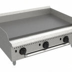 Thumbnail image #1 for Venancio USA Prime PGT36G-CT 36-Inch Gas Countertop Griddle, 3/4-Inch Smooth Steel Plate, Thermostatic Controls