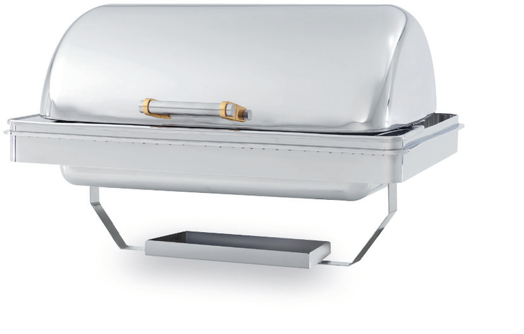 Product image #3 for Vollrath New York, New York® 9 Quart Rectangular Drop-In Chafer with Fully Retractable Dome Cover