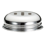 Thumbnail image #1 for TableCraft Products 260ST Chrome Plated Slotted Replacement Top for Swirl Glass Shakers Case of 12