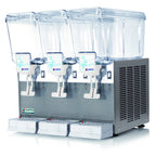 Thumbnail image #1 for AMPTO C1316 Electric Countertop Cold Beverage Dispenser, 3 x 3-Gallon Clear Removable Bowls, Gravity Tap Faucets