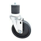 Thumbnail image #1 for BK Resources 5SS-4RA-LDP 5" Polyolefin Swivel Stem Caster with 2" Expanding Stem, 300 lb Capacity